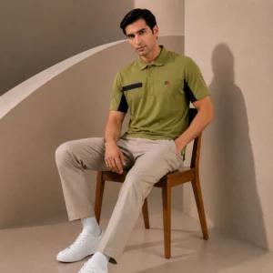 China Imported Fabrics Polo Olive