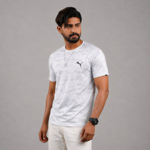PUMA Sport T-Shirt White camo