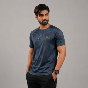 PUMA Sport T-Shirt Petrol camo